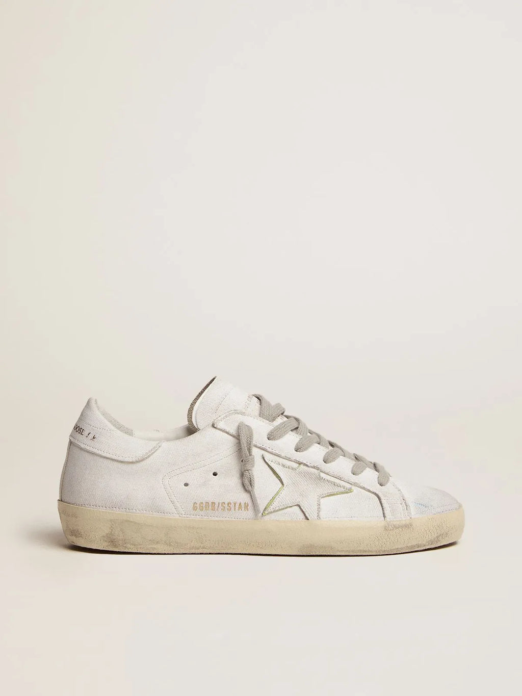 Super-Star Dream Maker sneakers in white color with reverse construction and hidden multicolor details