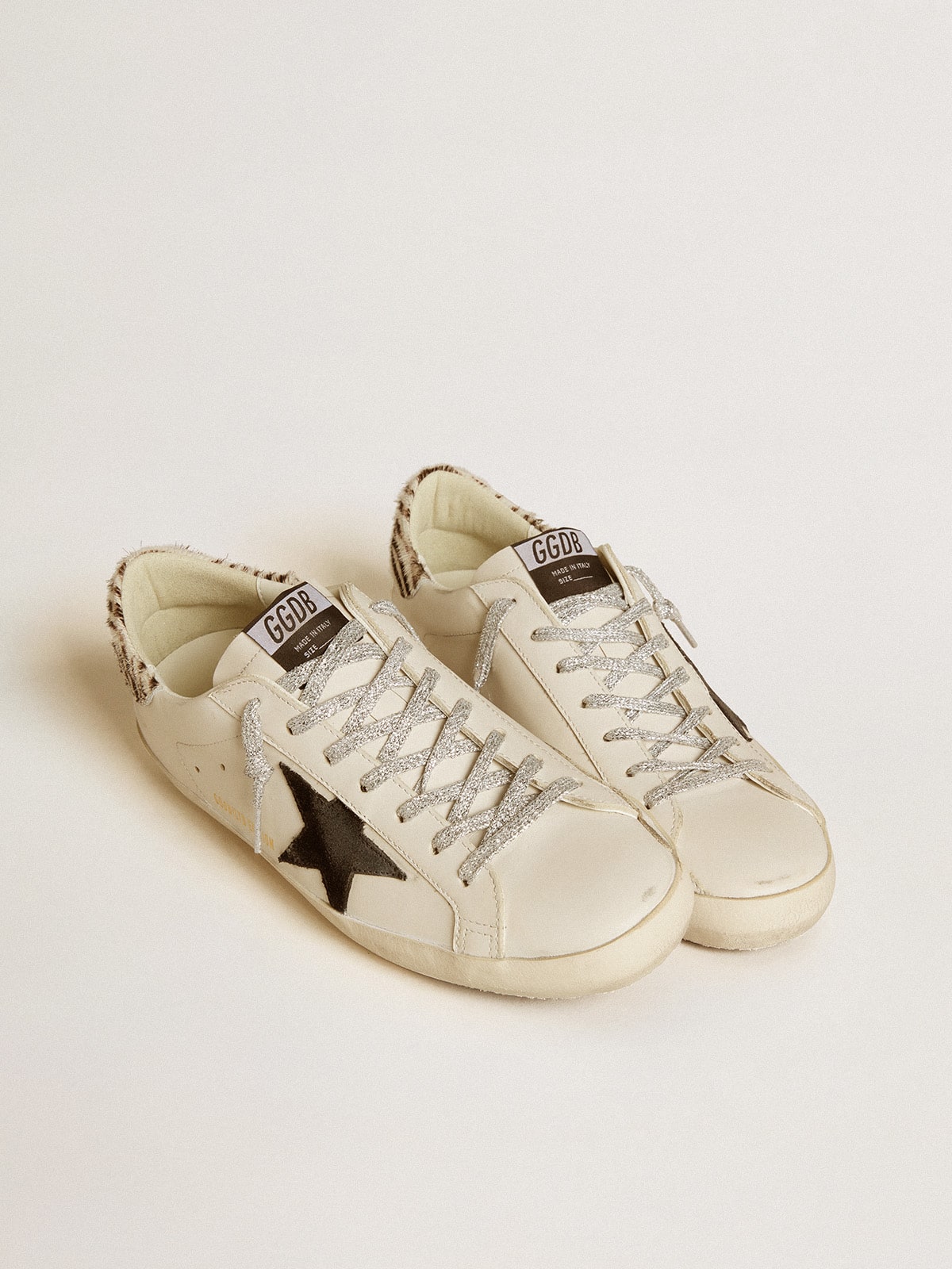 Men's Super-Star LTD with suede star and pony skin heel tab