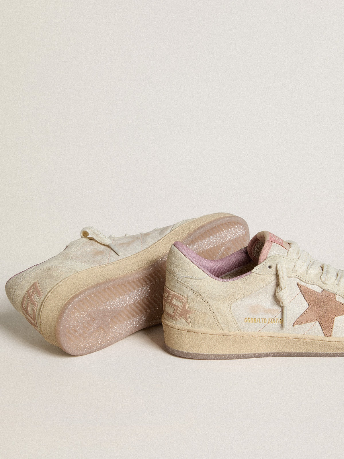 Ball Star LTD in leather and suede with suede star and heel tab